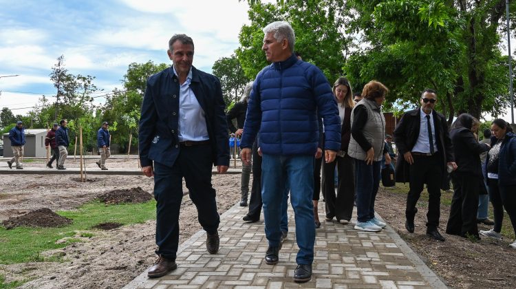 Concarán: avanzan las obras de sendas y espacios recreativos en el predio del ferrocarril